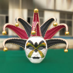 ทําเองบ้าตกแต่งพองแสงปีศาจตัวตลกหัวพองมายากลหน้ากากตกแต่งฮาโลวีนสําหรับขาย - Product Image 1