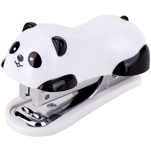 Deli Little Panda Stapler Mini Size 10 Compatible With 0010 Staples Cartoon Design - Product Image 3