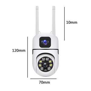 Caméra de surveillance Wifi V380Pro à double objectif 4Mp, vision nocturne, audio bidirectionnel, détection de mouvement, utilisation intérieure et extérieure - Product Image 5