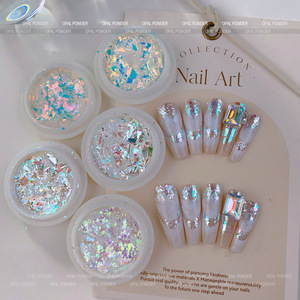 3D Aurora Nail <b>Sequins</b> Polarized Powder High Shine Stickers Decals for Dreamy Manicure <b>Art</b> Decoration - Product Image 3