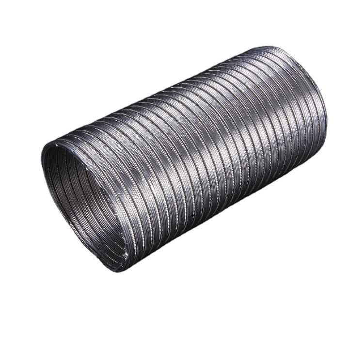 Hvac System Perforated Semi-rigid Aluminum Flexible air Duct air ...