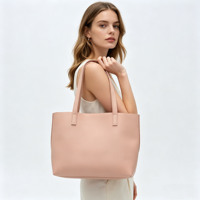 Sac fourre-tout en PU couleur unie personnalisable, sac à main tendance pour femme, durable, avec poignée supérieure, grande capacité, sac à bandoulière pour usage quotidien