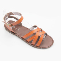 Sandales pour femmes Sandalias Mujer Sandales pour femmes et dames africaines Logo personnalisé de créateur Luxe semelle TPR PU cuir