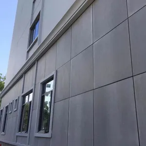 Pannello di costruzione pannello di cemento in fibra di cellulosa per rivestimenti per pareti esterne commerciali