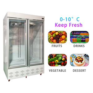 270L <strong>Display</strong> Freezer Upright With Two Doorsto <strong>Showcase</strong> <strong>Mini</strong> Fridge Coca Fridge Cola - Product Image 3
