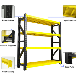 Giá thấp nhà máy clip-cùng Nhau boltless giá có thể điều chỉnh công nghiệp kệ đơn vị Modular boltless lưu trữ giá kệ - Product Image 1