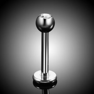 G23 titanio hilo interno 16G Labret anillos moda copa de vino diamantes de imitación pendientes oreja cartílago Tragus tachuelas Piercing joyería - Product Image 4