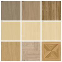 Azulejos de Porcelana con Diseño de Madera de 600x600, Azulejos Rústicos Mate para Dormitorio, Sala de Estar, Piso y Pared