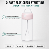 Gobelet mélangeur de protéines automatique, bouteille shaker électrique, design spatial, portable, sans BPA, réutilisable, bouteille d'eau de sport pour adultes