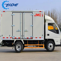 Nouveau camionnette légère JMC 4x2 2026 |   Moteur diesel Isuzu Tech 163HP |   Camionnette de 4,2 m avec caisse de chargement LHD pour la logistique urbaine