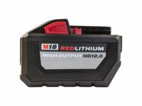 Batterie rechargeable Li-ion Milwa 18V 12.0Ah pour outils sans fil, compatible avec les modèles 48-11-1812/1813, autonomie de plus de 150 heures pour les outils robustes