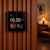 Panel Kontrol Pintar Terbaik Layar Sentuh 4 inci Panel Kontrol Pusat Mendukung Kontrol Seluruh Rumah Panggilan Bel Pintu Standar EU