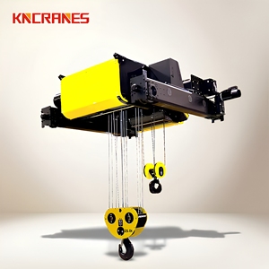 Palans électriques à câble à double poutre européens KNCRANES de 10 tonnes pour levage lourd - Product Image 1