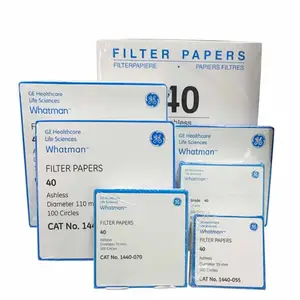 Whatman 40 quantitative ashless filter paper 1440-047/055/070/090/110/125/150 medium flow rate