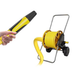 Worth Easy Moving Enrouleur de tuyau d'eau en plastique Support en métal Ensemble de chariot d'enrouleur de tuyau d'eau de jardin - Product Image 1