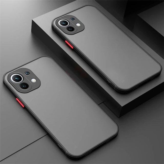 Matte Shockproof Phone Case for Xiaomi Mi POCO F3 X3 X4 M4 Pro 12 11 Lite 11T Pro for Redmi Note 11 10 9 8 Pro Max 10S 9S Cover