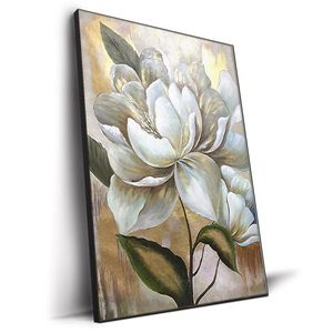 Personalizado impreso moderno Rosa peonía Floral Bloom lienzo arte pintado <span class=keywords><strong>al</strong></span> óleo pared <span class=keywords><strong>flores</strong></span> decorativas cuadros - Product Image 2
