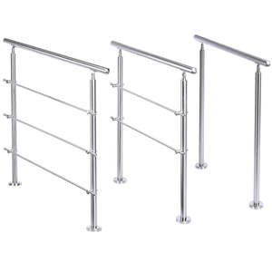 Garde-corps de câble de balustrade de câble métallique avec le poteau d'acier inoxydable - Product Image 6