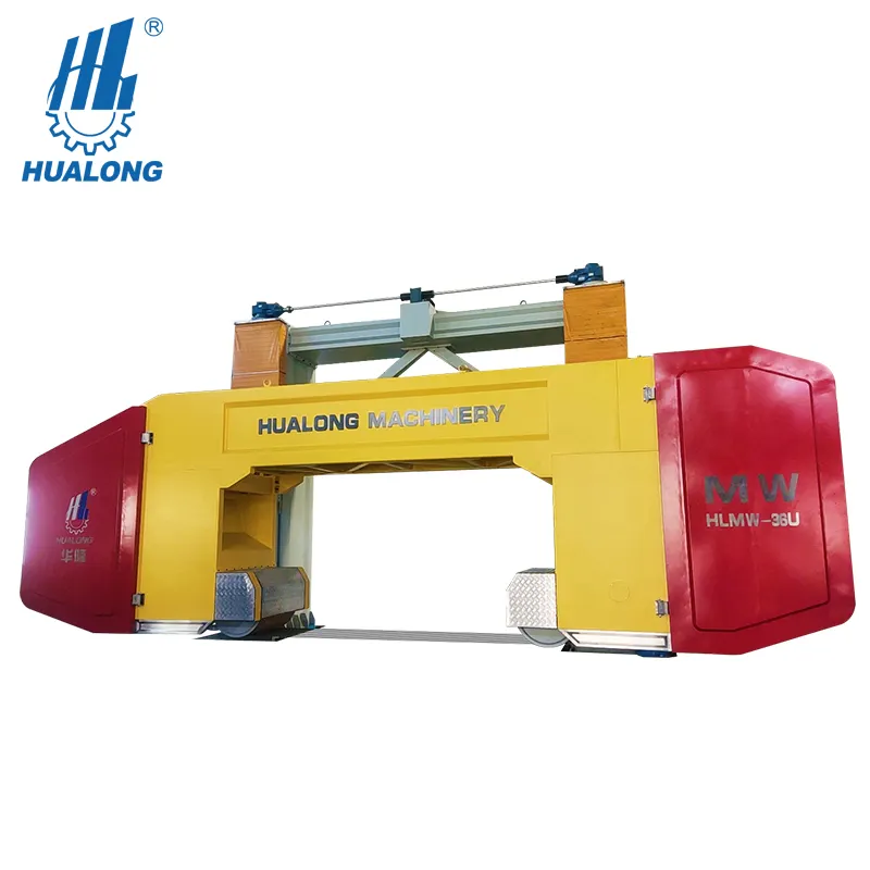 Hualong CE機械採掘機Hlmw-42u高効率ダイヤモンドマルチワイヤーソー石スライス用価格