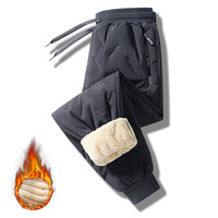 Pantalon de survêtement serré d'hiver pour hommes de grande taille pantalon de survêtement épais en polaire pantalons décontractés pantalons pour hommes vente en gros en usine