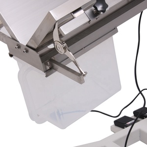 Meja bedah hewan peliharaan mengangkat vertikal operasi v-top baja tahan karat ortopedi untuk anestesi anjing di klinik hewan peliharaan - Product Image 4