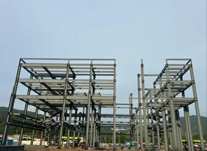 Structure en acier de bâtiment de bureaux commerciaux avec plan de construction <span class=keywords><strong>d</strong></span>'entrepôt préfabriqué - Structure en treillis <span class=keywords><strong>d</strong></span>'acier - Product Image 3