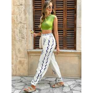 กางเกงลำลองสำหรับใส่ทำงานสำหรับผู้หญิง ผลิตจากผ้าที่ระบายอากาศได้ดีและทรงสวมใส่สบายเพื่อประสิทธิภาพการทำงานเป็นเวลานาน - Product Image 6