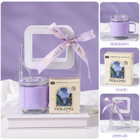 Coffret Cadeau de Fidélité Client Spa & Salon – Édition Spéciale Fêtes – Violet – Combinaison Personnalisée Transparente – Vente en Gros – Panier Cadeau Bien-être pour Festivals