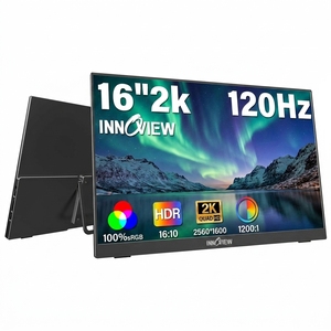 <span class=keywords><strong>Écran</strong></span> d'extension pour ordinateur portable InnoView 16 pouces 2560X1600 2.5K QHD 120Hz IPS mat pour Macbook PS5 Xbox Switch - Product Image 1