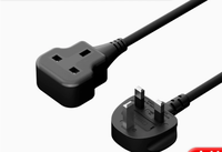BS IEC Outdoor-Verlängerungskabel UK 3-Pin-Stecker zu Steckdose Stromkabel Widerstandsfähiges Netzkabel für Garten IP11 13A