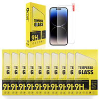 Protecteur d'écran de téléphone en verre trempé 10 en 1 9D anti-rayures pour Iphone 12 13 14 15 Pro Max 11 Xs Max 7