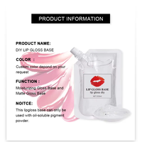 Base de gloss à lèvres Sutom en gros, 7 ml, 5 couleurs, liquide pailleté pour DIY