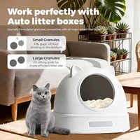 Litière pour chat en plantes naturelles de manioc, désodorisante, haute densité, agglomération rapide, sans poussière, hypoallergénique, réutilisable, litière propre pour animaux de compagnie