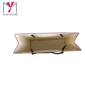 Bolsas de regalo de papel de lujo personalizadas con asas de cinta para empaques reutilizables de marcas de cosméticos - Product Image 6