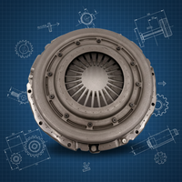Systèmes de transmission automobile en gros, pièces détachées pour camions, couvercle d'embrayage pour camions lourds