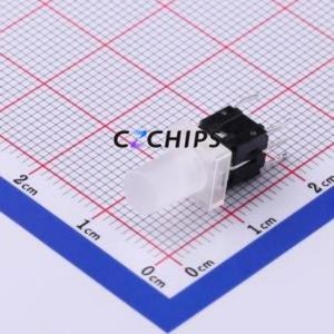 ML6-H2T2BQA Tactile Switch Through hole Component (THT) Switch Single Pole Single Throw Round Button 1.6N Through Hole - Product Image 2