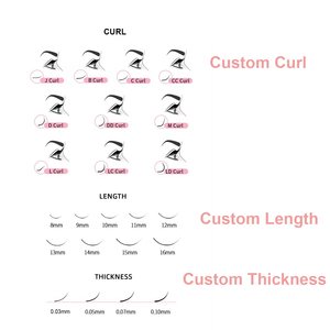 ขนตาปลอม YY <span class=keywords><strong>Clover</strong></span> รูปทรง W แบบ 3 มิติ ขนมิ้งค์นุ่ม ต่อขนตาแบบหนาแน่น Cilios W - Product Image 4