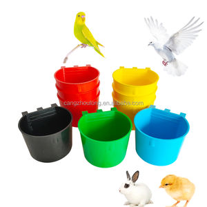 Zz lmb11 ציפור כלוב כוסות עוף קערה זרעי תלה תלייה תותחי מזון - Product Image 1