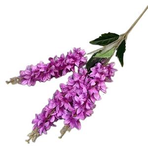 Flor de Jacinto de seda artificial con tallo largo Faux <span class=keywords><strong>Hyacinthus</strong></span> <span class=keywords><strong>Orientalis</strong></span> para decoración floral de Navidad 3 tenedores para boda y fiesta - Product Image 6