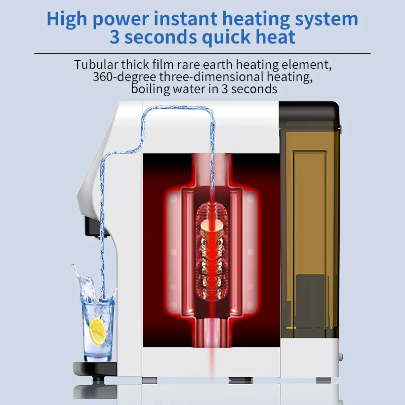 Máquina pura do purificador do hidrogênio da água rica do hidrogênio da eletrólise Ionizer H2 do gerador de água alcalina ativo do hidrogênio