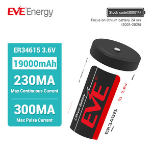 EVE литиевая Первичная батарея ER34615 Первичная литиевая батарея er34615 батарея 3,6 v ER34615 - Product Image 1