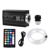 Lumière LED ciel étoilé pour voiture avec câble à fibres optiques, RGB, contrôle par application, commande vocale et télécommande pour éclairage d'ambiance automobile
