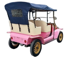 Carrito de Golf de Estilo Vintage para Turismo, Vehículo Clásico en Promoción, Carrito de Golf para 6 Personas en Oferta - Product Image 3