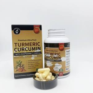 DUOZI Curcuma Curcumine Ultra Pur Premium avec Bioperine 1500mg 60 Capsules Végétales Complément Alimentaire Naturel Végétalien - Product Image 3