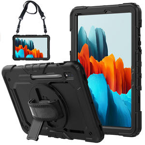 De servicio pesado de goma de silicona caso para cubrir Samsung <span class=keywords><strong>Galaxy</strong></span> <span class=keywords><strong>Tab</strong></span> <span class=keywords><strong>S7</strong></span> 11 pulgadas 2020 SM-T870 T875 con lápiz ranura - Product Image 2