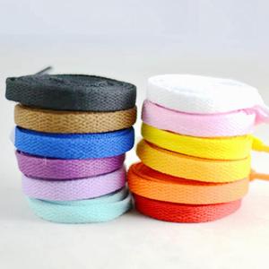 Lacci Piatti Neri e Bianchi da 8mm di Larghezza per Scarpe da Ginnastica e Sportive, per Bambini e Adulti - Product Image 6