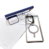 Funda Protectora Transparente con Soporte para Lentes para Samsung Galaxy S26 S25 Ultra S24 Plus, Carcasa Antigolpes S23, Venta al Por Mayor