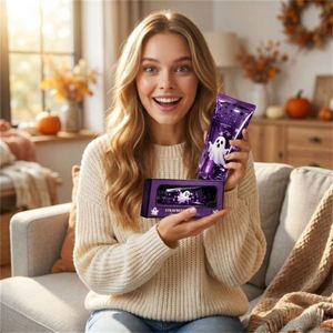 Jouet créatif anti-stress en gel de maltose compressible, pâte dentifrice, boule anti-stress scintillante, jouet sensoriel pour cadeaux de fête d'Halloween - Product Image 3