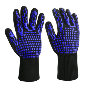 قفازات شواء سيليكون للميكروويف من BEITE موديل 006، إكسسوارات للشواء، قفازات مقاومة للحرارة العالية، أدوات للشواء، طقم من قطعتين 28-35 درجة مئوية - Product Image 6