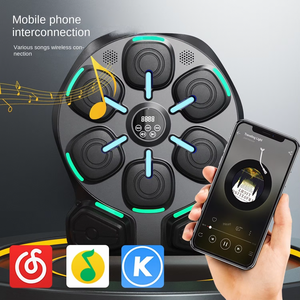 RS Nouveau Style <span class=keywords><strong>Machine</strong></span> d'entraînement de boxe OEM d'usine Cible de boxe intelligente 8 pads de frappe <span class=keywords><strong>Machine</strong></span> de boxe musicale de fitness - Product Image 6